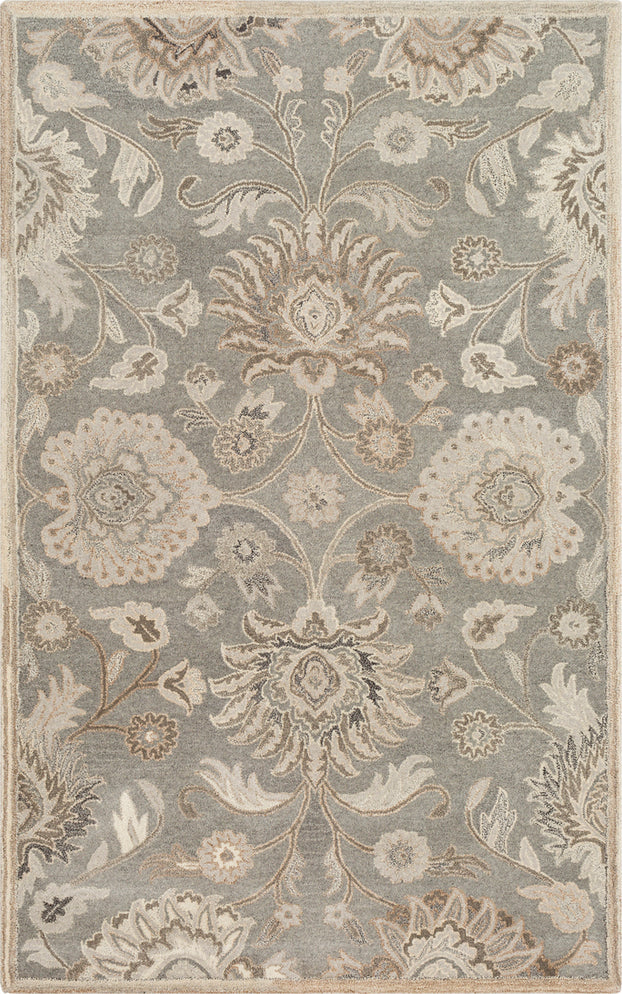 Livabliss taupe & camel 2'6" x 8' wool runner rug